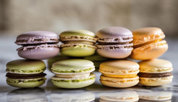 Savourez des macarons artisanaux français aux saveurs variées